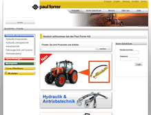 Tablet Screenshot of paul-forrer.ch